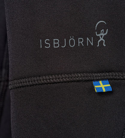 Isbjrn Of Sweden Softshellbukser m. Fleece - Panda - Sort