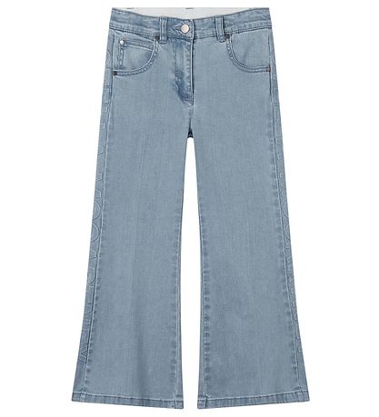 Stella McCartney Kids Jeans - Lysebl m. Logo