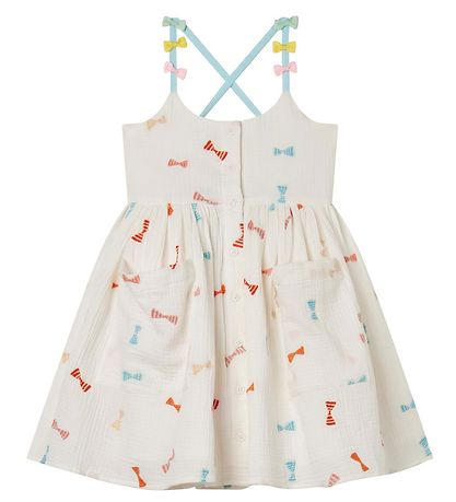 Stella McCartney Kids Kjole - Hvid m. Sljfer