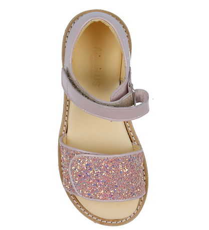 Angulus Sandaler - Pale Rose/Rose Glitter