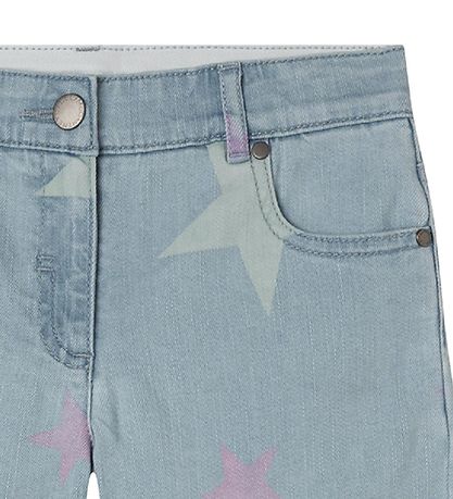 Stella McCartney Kids Denimshorts - Celeste m. Stjerner