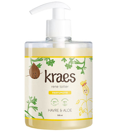 Kraes Shampoo - Rene Totter Parfumefri - 500 ml
