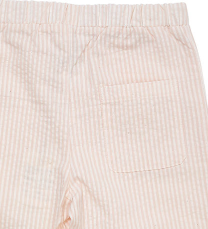 Copenhagen Colors Bukser - Dusty Rose/Cream Stripe