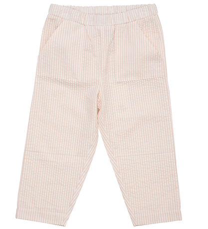 Copenhagen Colors Bukser - Dusty Rose/Cream Stripe