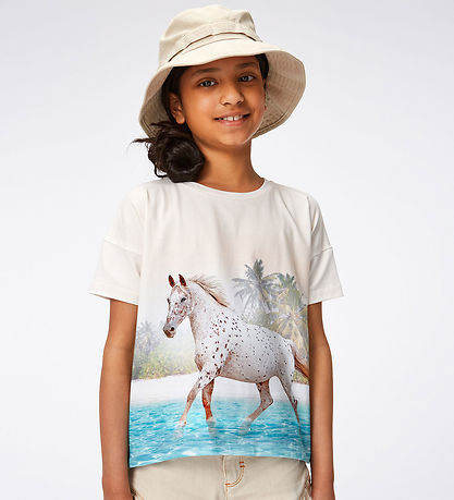 Molo T-shirt - Raeesa - Horse on Beach