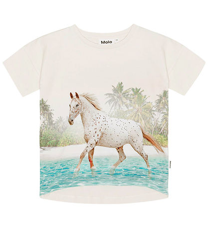 Molo T-shirt - Raeesa - Horse on Beach