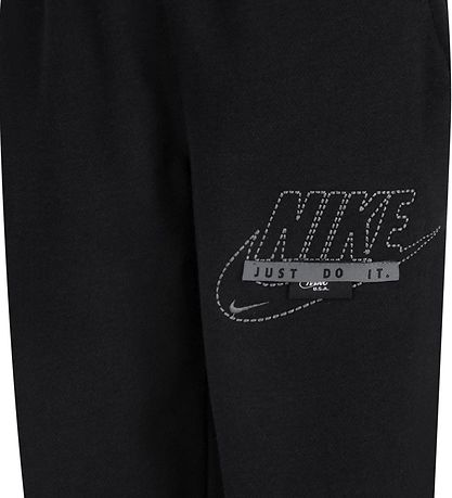Nike Sweatpants - Sort m. Applikationer