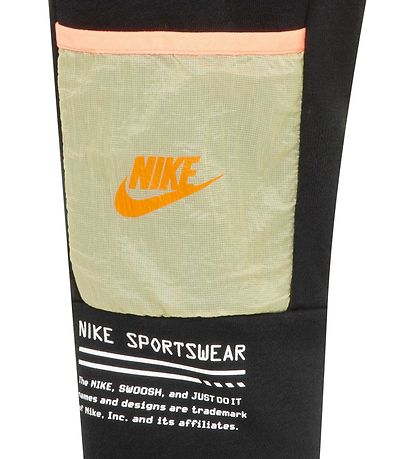 Nike Sweatpants - Sort m. Sidelommer