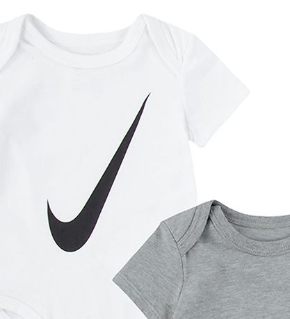 Nike Bodyer k/ - Swoosh - 3-pak - Hvid/Gr/Sort