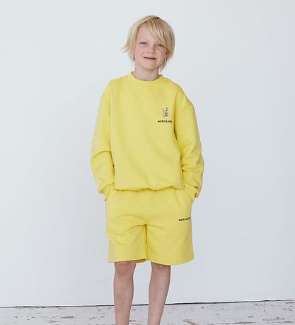 Mads Nrgaard Sweatshirt - Sonar - Lemon Zest