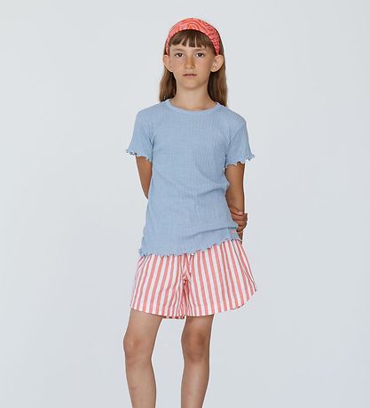 Mads Nrgaard Shorts - Sacky - White Alyssum/Shell Pink