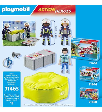 Playmobil Action Heroes - Brandmand med Luftpude - 71465 - 13 De