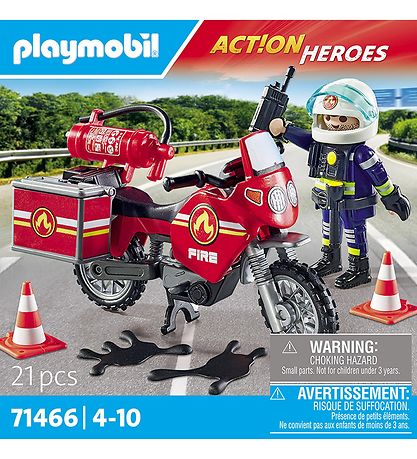 Playmobil Action Heroes - Brandbil på ulykkesstedet - 71466 - 21