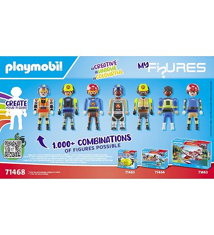 Playmobil Action Heroes - My Figures: Brandvsen - 71468 - 70 De