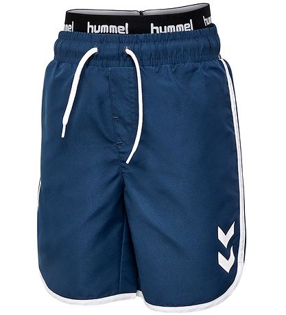 Hummel Badeshorts - hmlSWELL - Dark Denim