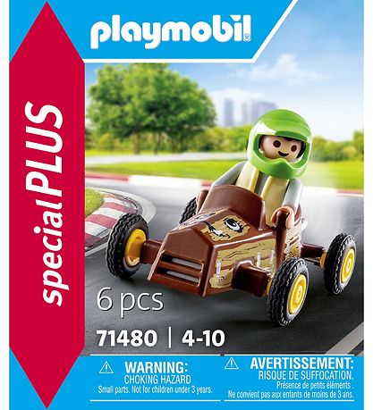 Playmobil SpecialPlus - Barn med Go-Kart - 6 Dele - 71480