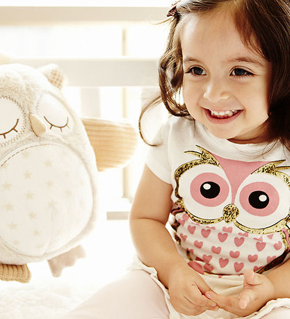 Cloud-B Bamse m. Lyd/Sensor - 24 cm - Nighty Night Owl