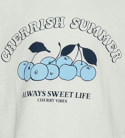 Vero Moda Girl T-shirt - VmCherry - Snow White/ Dutch Candy