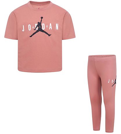 Jordan St - T-Shirt/Leggings - Sustainable - Red Stardust