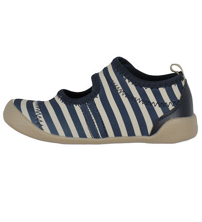 Wheat Badesko - Wavey - Indigo Stripe