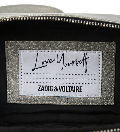 Zadig & Voltaire Skuldertaske/Bltetaske - Klea - Slvglimmer m.