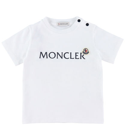 Moncler T-shirt/Shorts - Hvid/Navy