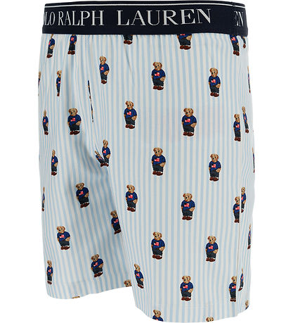 Polo Ralph Lauren Nattj - Hvid/Bl m. Bamse