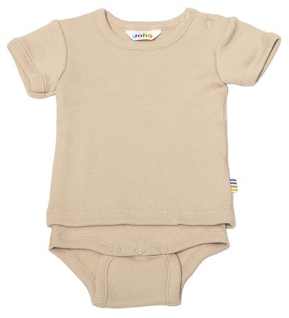 Joha Body k/ - Rib - Beige