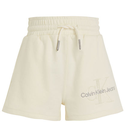 Calvin Klein Shorts - Monogram Logo - Papyrus