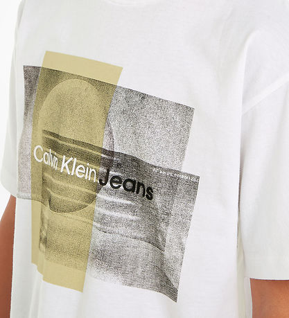 Calvin Klein T-Shirt - Layered Graphic - Bright White