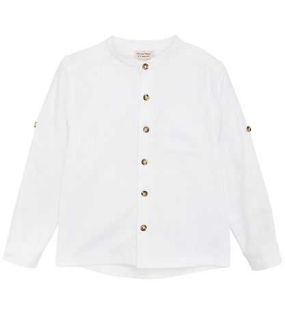 Minymo Skjorte - L/S - Bright White