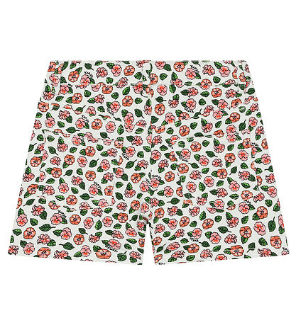 Kenzo Shorts - Denim - Ivory/Rosa m. Blomster