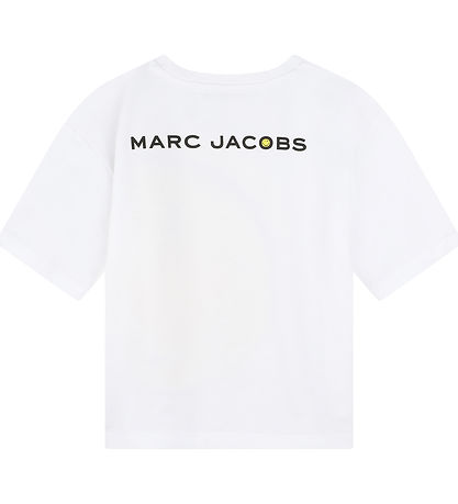 Little Marc Jacobs T-shirt - Hvid/Gul m. Smiley