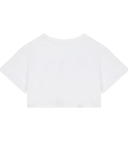 Little Marc Jacobs T-shirt - Cropped - Hvid m. Slv