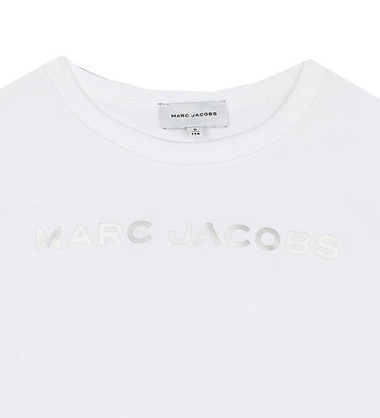 Little Marc Jacobs T-shirt - Cropped - Hvid m. Slv