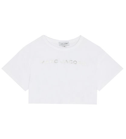 Little Marc Jacobs T-shirt - Cropped - Hvid m. Slv