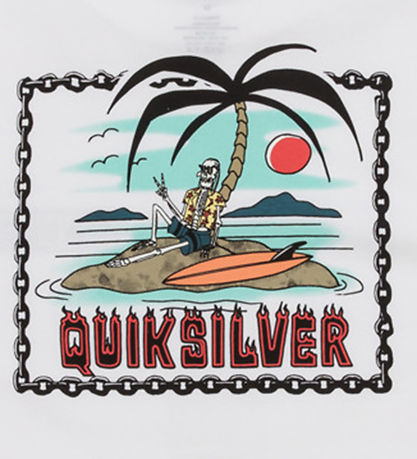 Quiksilver T-shirt - Marooned - Hvid