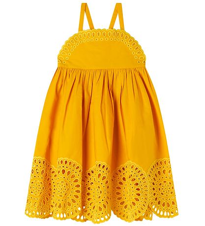 Stella McCartney Kids Kjole - Gul m. Hulmnster