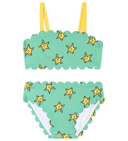 Stella McCartney Kids Bikini - UV50+ - Grn m. Sstjerner