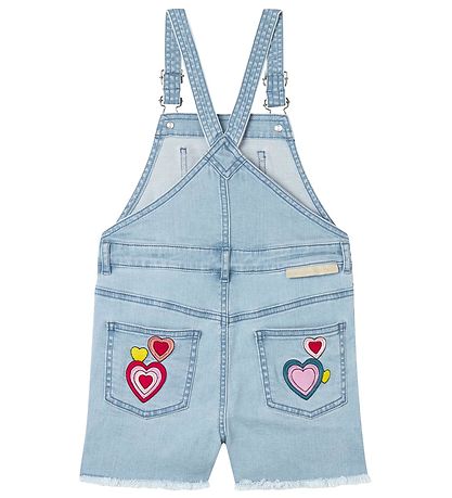 Stella McCartney Kids Smkbukser - Denim - Lysebl m. Patches