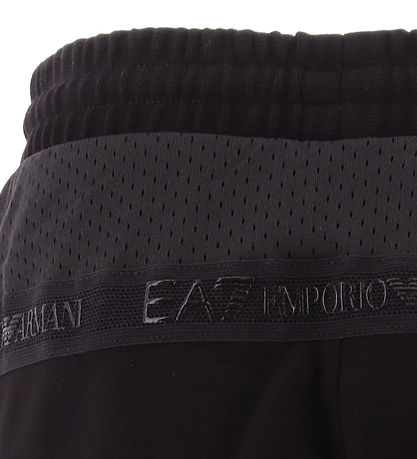 EA7 Sweatpants - Sort m. Logobnd