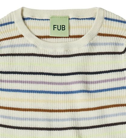 FUB T-shirt - Strik - Rib - Multi Stripe