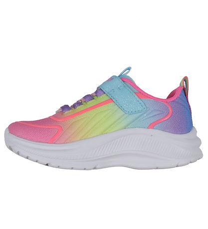 Skechers Sko m. Lys - Rainbow Cruisers - Turqouise Multi