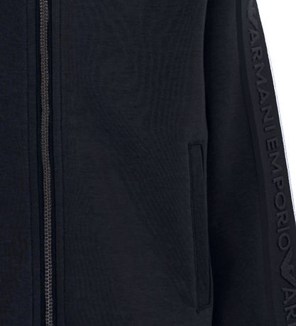 Emporio Armani Cardigan - Navy m. Logostribe