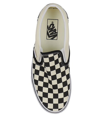 Vans Sko - Classic Slip-On - Checkerboard - Sort/Off White