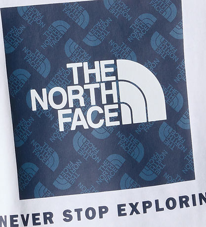 The North Face T-shirt - Box Infill Print - Hvid