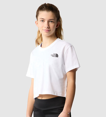 The North Face T-shirt - Crop Simple Dome - Hvid