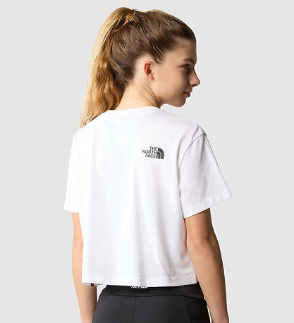 The North Face T-shirt - Crop Simple Dome - Hvid