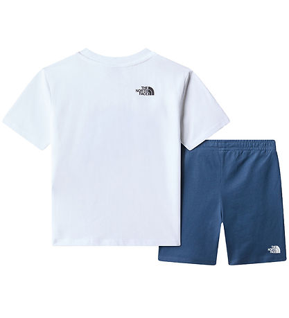The North Face Shortsst - T-shirt/Shorts - Hvid/Shady Blue