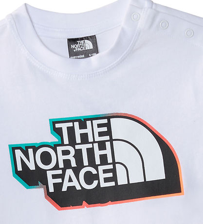 The North Face Shortsst - T-shirt/Shorts - Hvid/Shady Blue